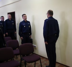 Odprawa roczna z udziałem I Z-cy Komendanta Wojewódzkiego Policji