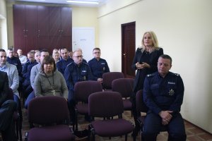 Odprawa roczna z udziałem I Z-cy Komendanta Wojewódzkiego Policji
